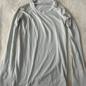 lululemon athletica White Long Sleeve Swiftly Tech